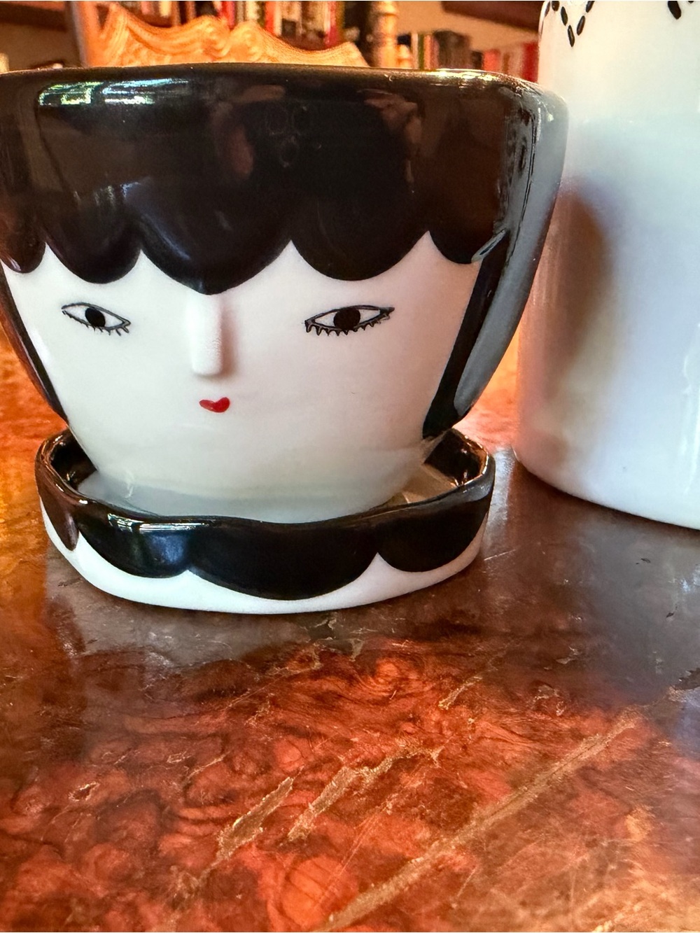 Anthropologie Kinska Face Pots Complete Set - Picture 4 of 16